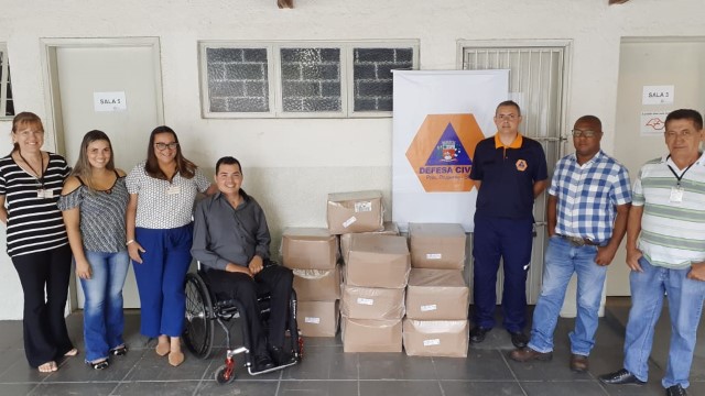 Fundo Social de Prudente recebe doações de cestas básicas da Defesa Civil