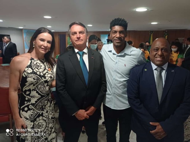 Secretário municipal de esporte é recebido pelo presidente Jair Bolsonaro