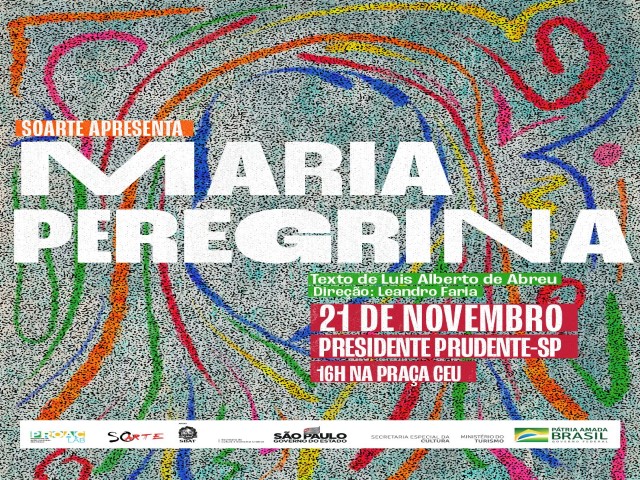 Secult promove peça ‘Maria Peregrina’ neste domingo (21), na Praça CEU