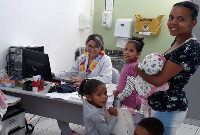 Dia das Crianças é comemorado com ações de saúde na ESF do Humberto Salvador
