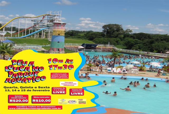 Promoção ‘Deu a louca no Parque Aquático’ oferece 50% de desconto 3 dias