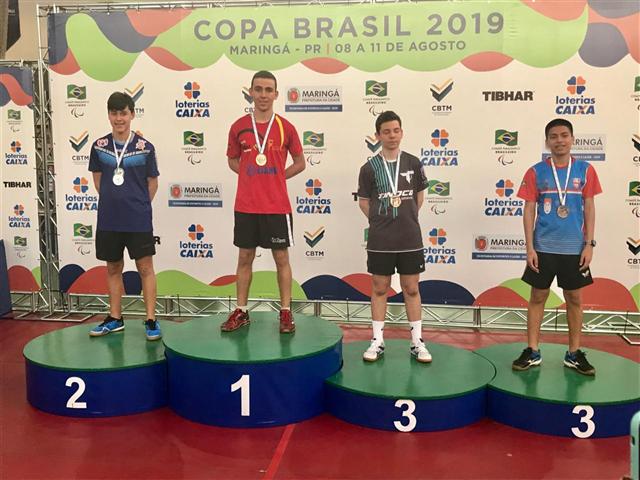 Mesatenistas de Prudente conquistam ouro e prata na Copa Brasil em Maringá