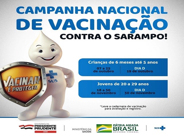 VEM conclui 2º etapa contra o Sarampo com 482 pessoas de 20 a 29 anos imunizadas