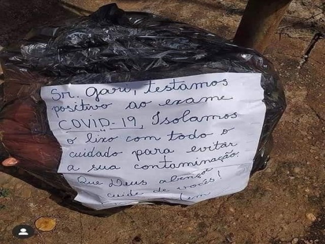 Prefeitura orienta sobre descarte de resíduos de pessoas com suspeita de coronavírus