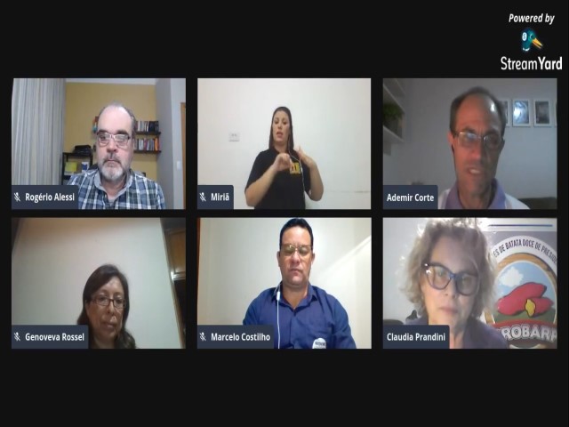 Live “Desafios da Batata Doce” destaca Prudente e região como referência na produção 