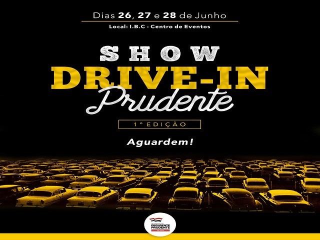 Em ação inédita, Governo realiza ‘Show Drive In’ neste mês no IBC Centro de Eventos
