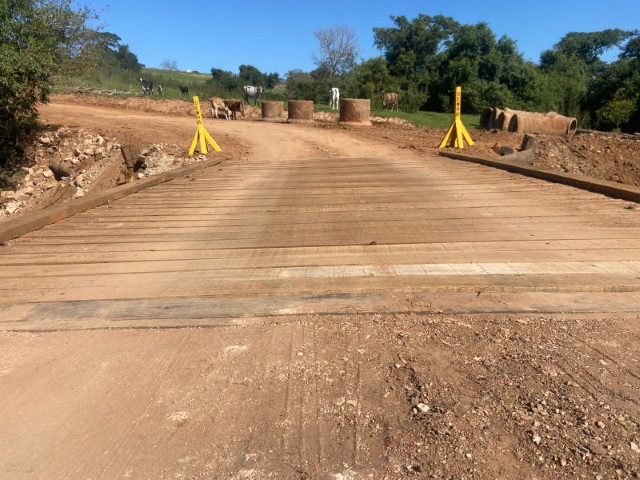 Ponte do Bambuzinho, no distrito de Floresta do Sul, será inaugurada nesta sexta-feira