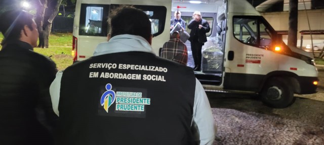 Baixas temperaturas mobilizam SAS em abordagem dos moradores em situação de rua 