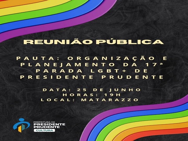 Secult anuncia reunião pública de planejamento da programação da Parada do Orgulho LGBT+