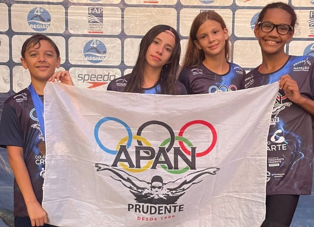 Quatro atletas da natação da Apan participarão do Campeonato Paulista Petiz de inverno