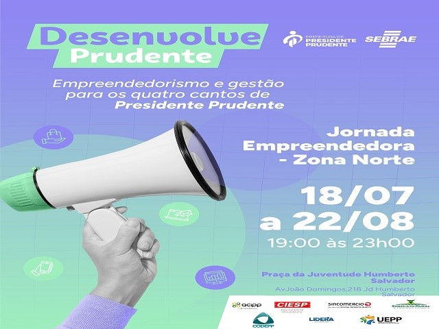 Desenvolve Prudente: inscrições abertas a empreendedores de toda a cidade