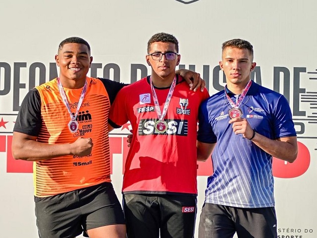 Atleta Higor Bispo, da Semepp, se destaca no Paulista Sub-20 de Atletismo em Bragança
