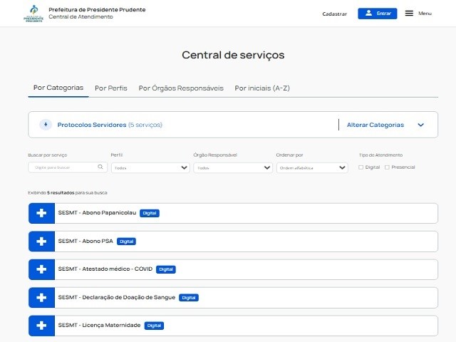 Prefeitura de Prudente moderniza sistema e amplia envio online de atestados de servidores