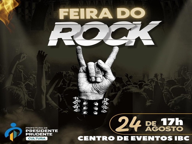 IBC recebe Feira do Rock neste domingo, dia 24 de agosto, a partir das 17h 