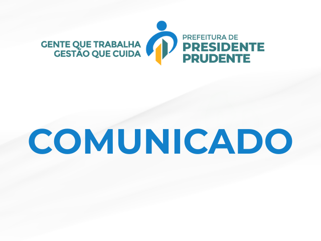 Comunicado sobre interrupção temporária do sistema emissor de Nota Fiscal de Serviços