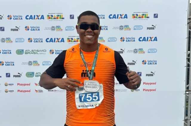Atleta Higor Bispo se destaca no Brasileiro de Atletismo e faz sua melhor marca no Recife