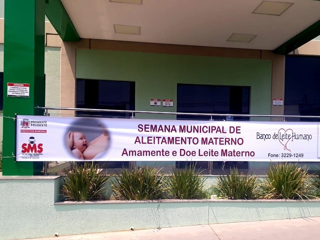 Prefeitura de PP realiza Semana Municipal de Aleitamento Materno com ações em hospitais