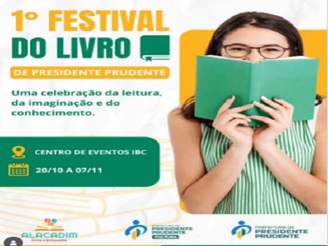 Prefeitura de Prudente anuncia 1º Festival do Livro no Centro de Eventos IBC 