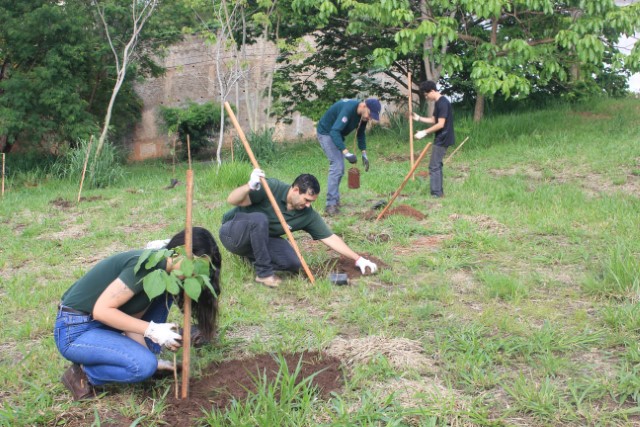SEMEA realiza plantio de 53 mudas em área verde do Higienópolis