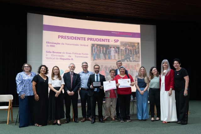 Prudente é destaque nacional na eliminação da transmissão vertical de HIV e hepatite B