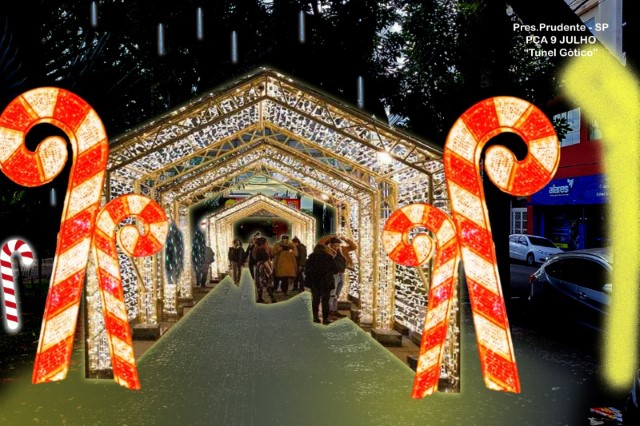 Prefeitura inaugura Prudente Encantada nesta sexta (12) com chegada do Papai Noel