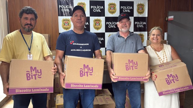 Fundo Social de Prudente recebe 200 kg de alimentos doados pela Polícia Civil 