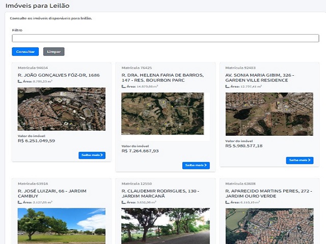 Prefeitura lança plataforma para ampliar acesso a dados sobre terrenos e imóveis de leilões