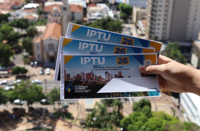 Sefin alerta sobre prazo final da primeira parcela do IPTU 2026, com vencimento dia 28