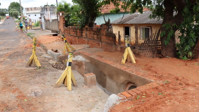 Sosp executa obra de galeria e boca de lobo no Distrito de Montalvão