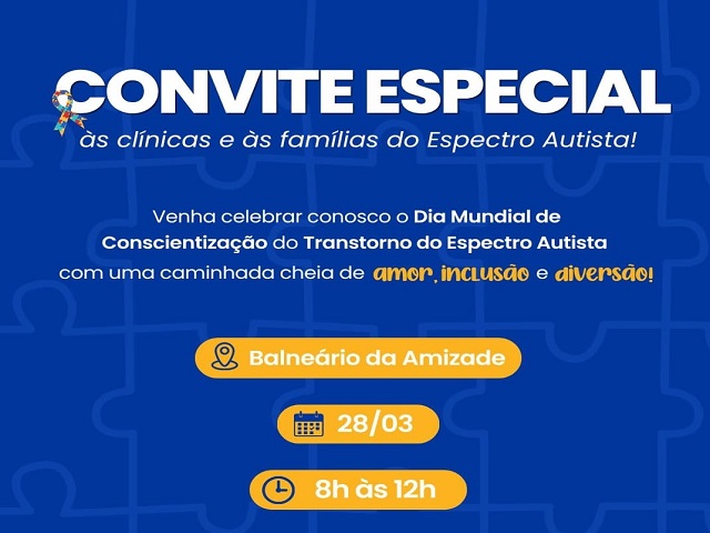 Coordenadoria PCD promove caminhada para marcar Dia Mundial de Conscientização do Autismo 