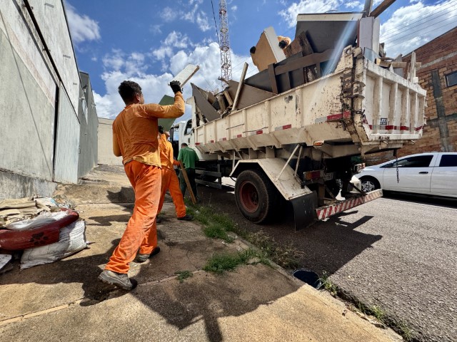 Mutirão Cata-treco chega à segunda área nesta segunda-feira (30)