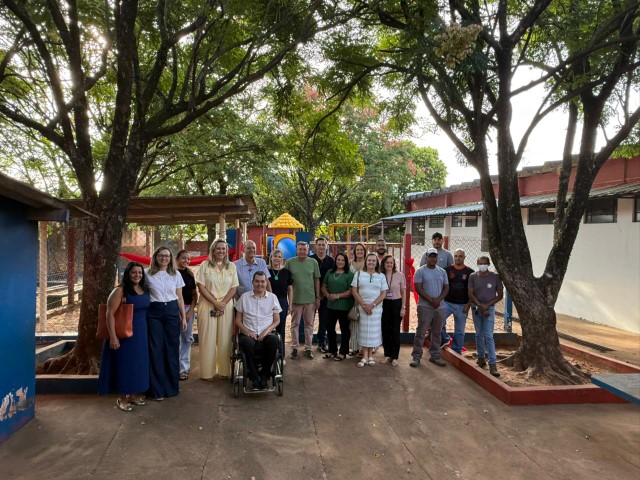 EM Ederle Marangoni inaugura novo playground que vai atender 300 alunos