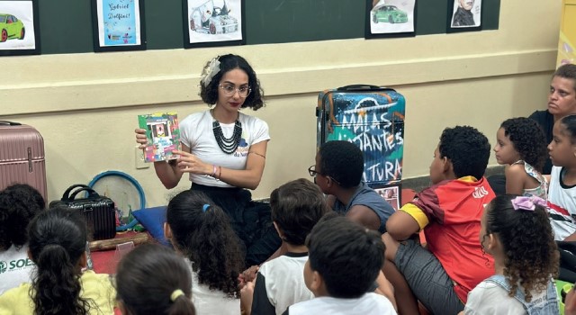 Seduc e Sesc Thermas iniciam projeto “Malas Viajantes de Leitura” nas escolas municipais