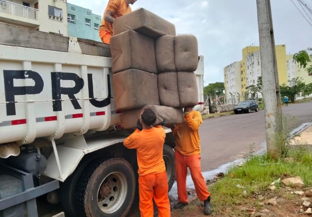 Operação Cata-treco chega ao Setor 7 para atender bairros da zona sul