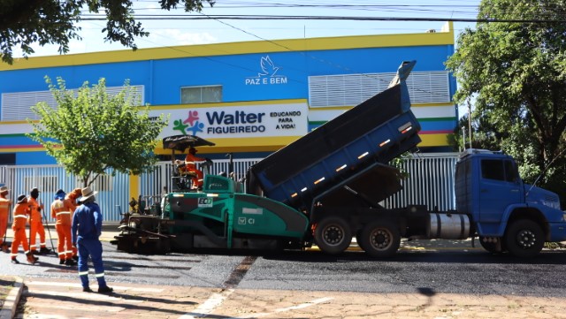 Programa de recapeamento asfáltico atinge quase 7 km de vias recuperadas 