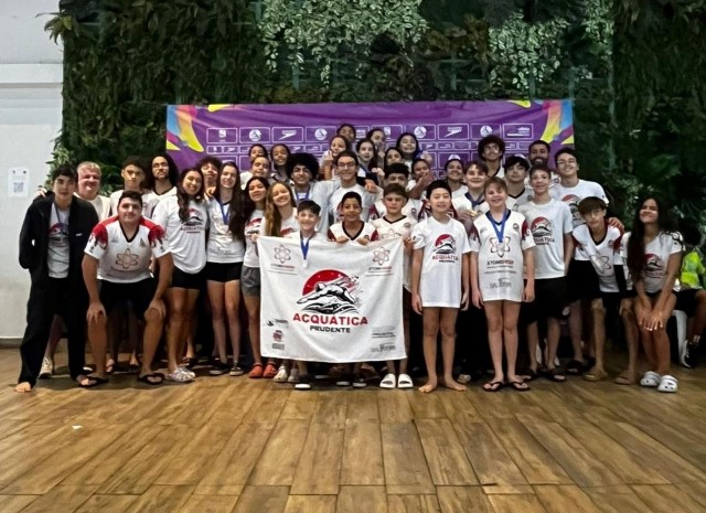 Acquática Prudente/Semepp conquista 70 medalhas no Torneio Regional Pré-Mirim a Senior em Catanduva