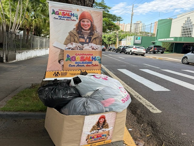 Campanha do Agasalho segue com pontos fixos; segundo mutirão ocorre dia 13