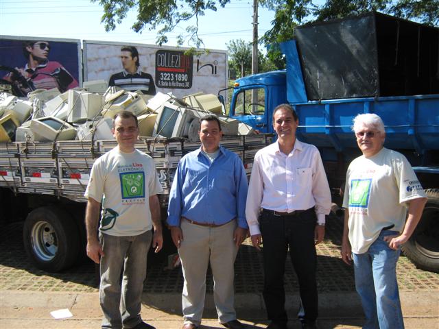Mutirão do Lixo Eletrônico arrecada cerca de 30 mil quilos 