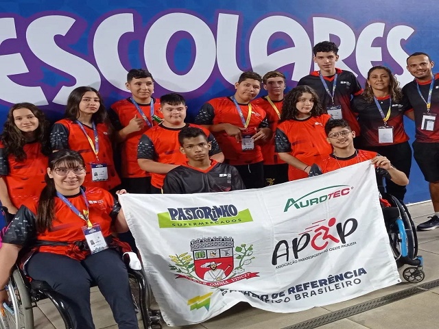 Equipe da Apop conquista 34 medalhas nas Paralímpiadas Escolares