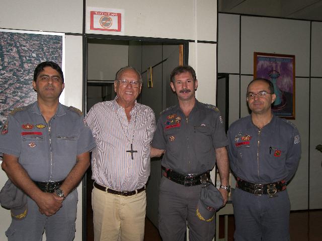 Prefeito recebe visita do novo comandante do Corpo de Bombeiros