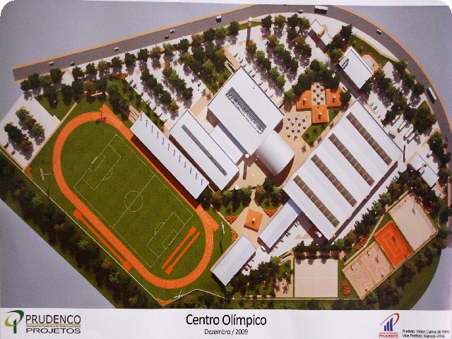 Maquete eletrônica define como será a transformação do centro olímpico