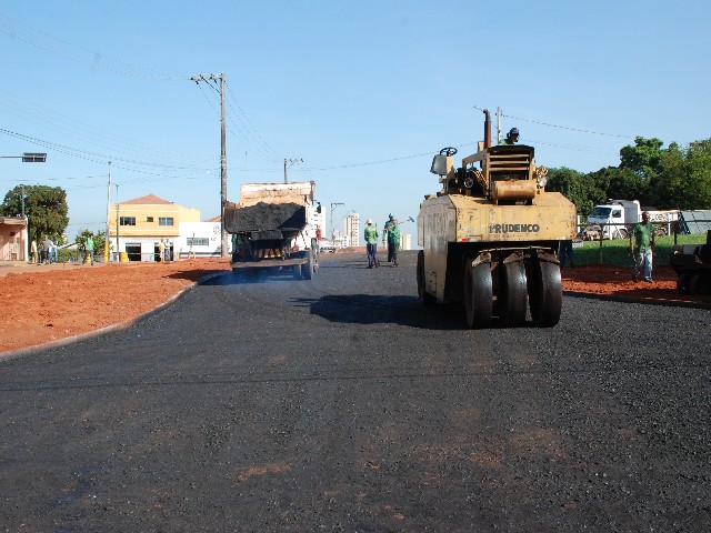 Prudenco confirma que pavimentação na Alameda dos Ipês termina neste sábado 