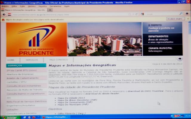 Mapeamento da cidade é disponibilizado pela Seplan no portal da Prefeitura para consulta