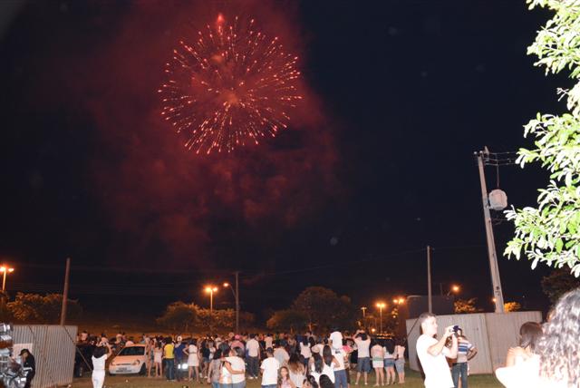 Dez mil pessoas participaram do Réveillon no Parque do Povo