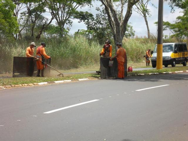 Serviços de limpeza contemplam canteiros de avenidas e fundo de vale do Jequitibás 