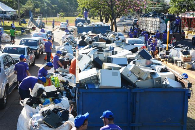 8º Mutirão do Lixo Eletrônico de Prudente arrecada mais de 80 toneladas de recicláveis