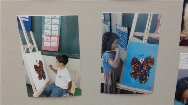 Alunos do Aparecida Alves expõem trabalhos do projeto Releituras de Romero Britto