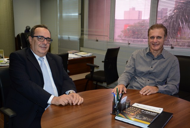 Presidente da Associação Paulista do Ministério Público é recebido pelo prefeito Bugalho