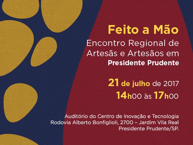 Encontro vai reunir artesãos da região para discutir boas práticas e gestão