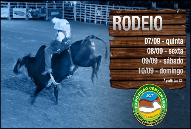 Provas de rodeio da Exposição do Centenário começam nesta quinta-feira